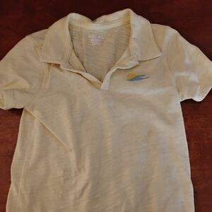 Kids Cream Polo Shirt
